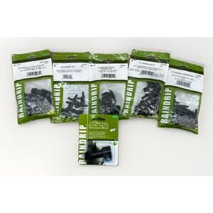 Raindrip Mixed Lot Of 6 Barbed Connectors, Barbed Tees, Valves, Adapters {3}
